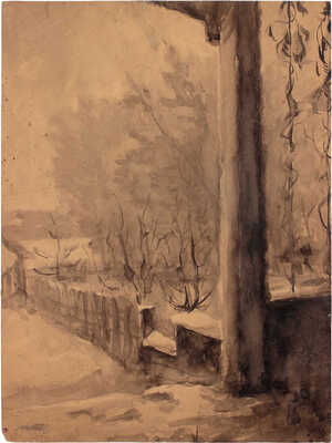 Морозов Константин Феофанович. Вид с крыльца